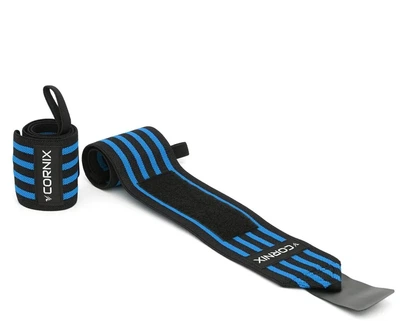Бинти для зап'ясть (кистьові бинти) Cornix Wrist Wraps XR-0193 Black/Blue (LFXR-0193)