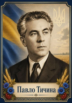 Портрет "Павло Тичина", розмір 30х40 - А3
