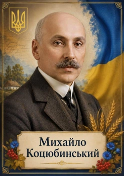Портрет "Михайло Коцюбинський", розмір 30х40 - А3