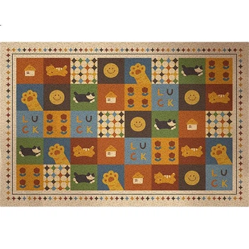 Придверный коврик Ruien, для использования внутри помещений, нескользящий, грязеотталкивающий, коврик для ног, который можно обрезать.