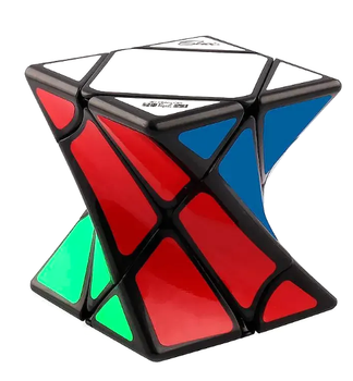 Головоломка QiYi Twisty Skewb скрученный Скьюб механический кубик-трансформер для детей и взрослых
