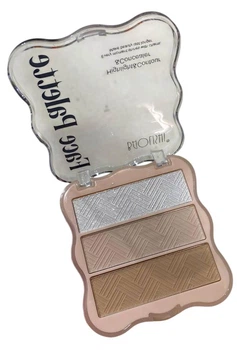 Контуринг та хайлайтер "Face Palette" 2в1 тон 02