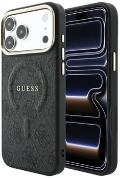 Etui Guess Embossed 4G Classic MagSafe do Apple iPhone 18 Pro / 17 Pro czarne (GUE005697)