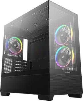 Корпус DeepCool CG380 3F Black (R-CG380-BKAGM3-G)