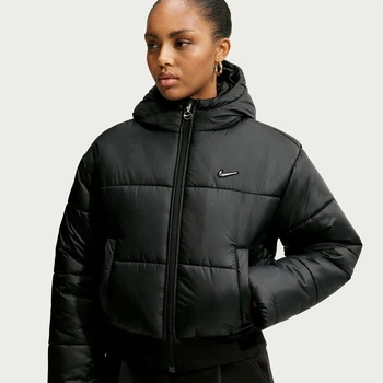 Куртка женская Nike W Nsw Tf Synfl Nk Clsc Pfr Gls S Чорний IU3729-010