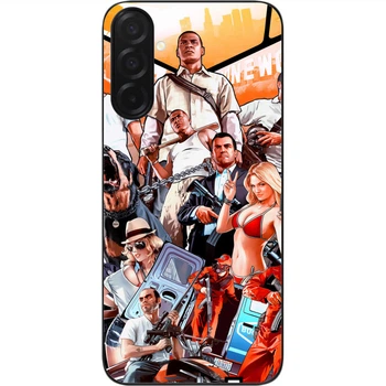 Силиконовый чехол SMTT для Samsung Galaxy A27 5G с принтом Игра GTA