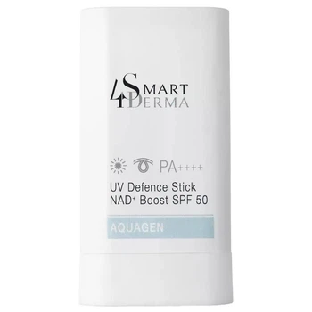 Антиоксидантный солнцезащитный сток SPF 50 NAD Boost с витамином C и гиалуроновой кислотой Smart4derma 18 г