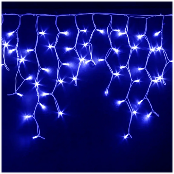 Гирлянда бахрома дождик 3x0 5м 120 LED 220В 8 режимов для украшения интерьера прозрачный провод SQ-25551
