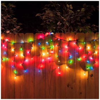 Гирлянда бахрома уличная 5x0.6м 100 LED черный каучук статический режим для декора улицы SQ-26914