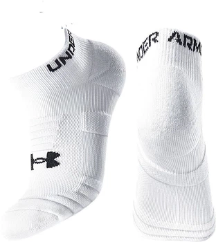 Носки Under Armour мужские спортивные короткие хлопковые тонкие, белые, 3 пары, размер 44-48