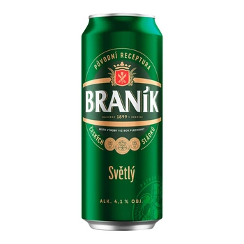 Пиво Branik Svetly 10 (світле пиво 24 жб по 0,5л, Чехія).