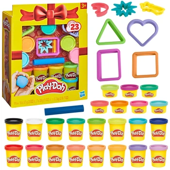 Ігровий подарунковий набір Hasbro Play-Doh 23 баночки та аксесуари (G3475)