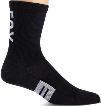 Носки велосипедные Fox Flexair Merino 6 дюймов чёрные, размер S/M