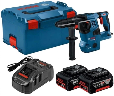 Акумуляторний перфоратор Bosch PRO GBH 18V-28 CF, SDS-plus, 2 акб 5.0 Ah, з/п, L-Boxx (0611921001+1600A00B8J)