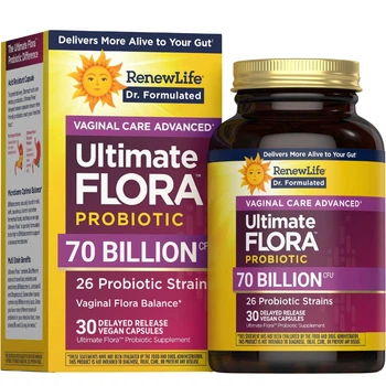 Пробиотики Renew Life Пробиотики для женщин 70 млрд КОЕ Ultimate Flora Women's Vaginal Care Advanced Probiotic 30 капсул
