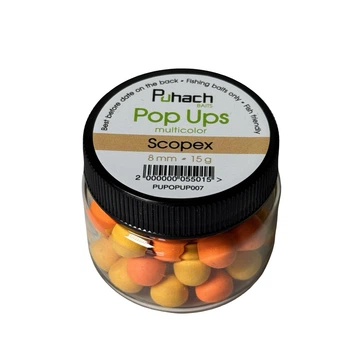 Плаваючий бойл Puhach поп ап Pop Ups 8 mm Multicolor - Scopex