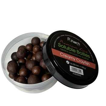 Пылящие насаживающие бойлы Puhach Baits Premium Soluble Boilies 16/20 mm - Сreamy Сrayfish,PUSO20CC
