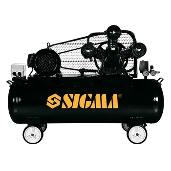 Компресор ремінний Sigma трициліндровий W-подібний 380 В 7.5 кВт 1050 л/хв 10 бар 200 л