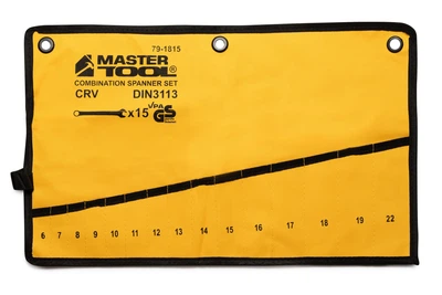 Чохол для гайкових ключів MASTERTOOL 15 кишень 79-1815