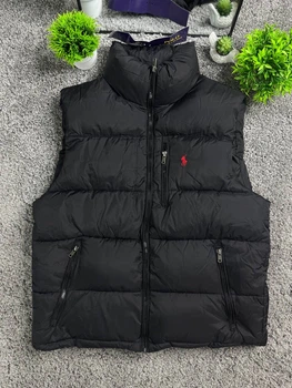 Класичний Жилет Polo Ralph Lauren для чоловіків Чорний L (PRL-VEST-BLK-L)