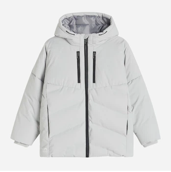 Підліткова демісезонна куртка для хлопчика 164 сірий