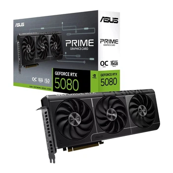 Відеокарта GeForce RTX 5080 16GB GDDR7 Prime Evo OC Asus (PRIME-RTX5080-O16G-EVO)