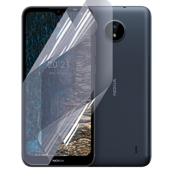 Антишпион приватная плёнка гидрогелевая для смартфона Nokia C20 противоударная прозрачная