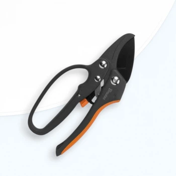 Секатор с наковальней для обрезки веток, храповой механиз, сталь SK5, V-SERIES