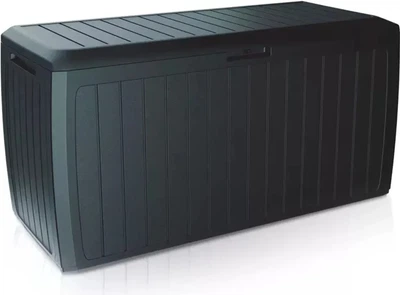 Сундук садовый Prosperplast Boxe Board для хранения на 290 л, темно-серый