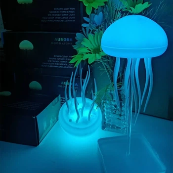 Ночник Медуза Grandio RGB настольный с питанием от USB