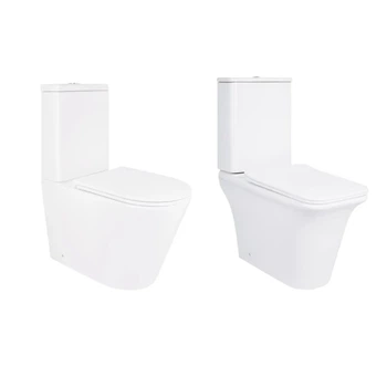 Набор унитазов Qtap: Scorpio Ultra Quiet QT14222125AUQW + Kalao Rimless QT08221213A W