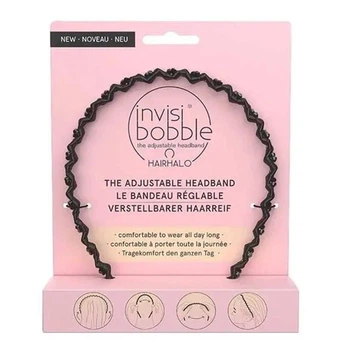 Opaska do włosów Invisibobble Hairhalo Black Sparkle (4063528006400)