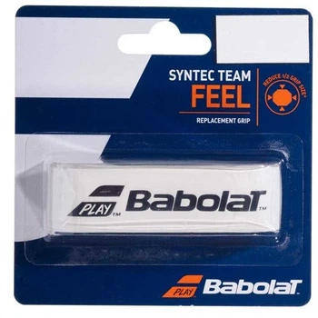 Ручка Babolat Syntec Team поліуретанова 85% біла для великого тенісу
