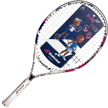 Теннисная ракетка Babolat B Fly 23 алюминиевая для детей 6-8 лет белая