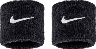Напульсники Nike SWOOSH CLASSIC WRISTBANDS 2PK мікрофібра поліестер чорний One Size