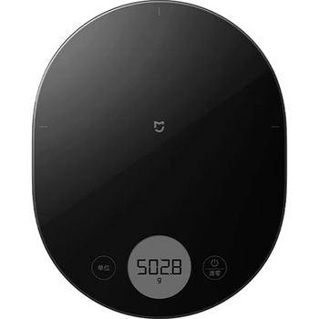 Кухонные весы Mijia Electronic Kitchen Scale точные до 1 грамма с LED-дисплеем черные