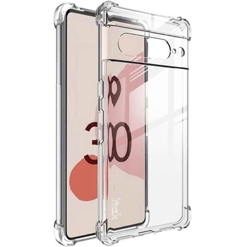 Протиударний чохол для Google Pixel 7 Pro прозорий, посилені кути із захистом камери, TPU