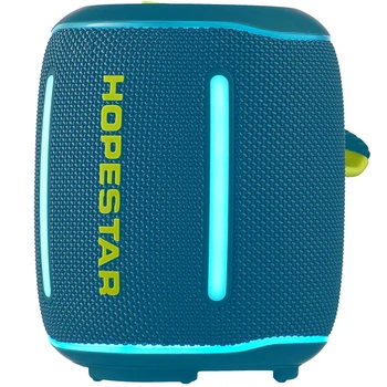 Портативная Bluetooth-колонка Hopestar P58 mini 10W с подсветкой, синяя