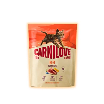 Сухий корм Carnilove True Fresh зі свіжою яловичиною для кошенят усіх порід, 400 г