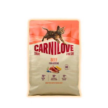 Сухий корм Carnilove True Fresh зі свіжою яловичиною для кошенят усіх порід, 2 кг