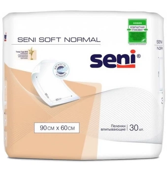 Одноразові пелюшки Seni Soft Normal 60х90 см, 30 шт