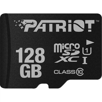 Карта памяти Patriot LX Series microSDXC 128 GB UHS-I Class 10 V10 A1