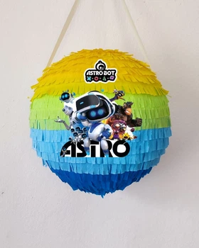 Піньята Astro Bot Астро бот жовто-блакитна 40см