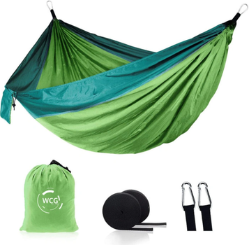 Гамак WCG TOURING H-04-6 нейлоновый XL 270x140см light green/green