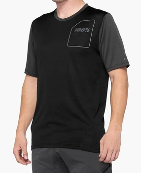 Джерси 100 Percent Ridecamp Short Sleeve Charcoal, размер M