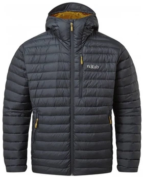 Легкий чоловічий пуховик Rab Microlight Alpine Jacket Beluga (L)