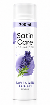 Гель для бритья Gillette Satin Care Normal Skin Lavender Touch, 200 мл
