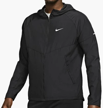 Вітровка чоловіча Nike Rpl Miler Jkt L Чорний DD4746-010