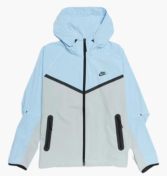 Ветровка мужскиая Nike Ssnl Wvn Wr Fz Light Blue 2XL Блакитний HV6514-012