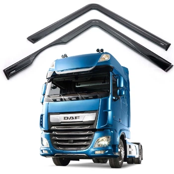 Дефлектори вікон для DAF Euro-6 2017-2023 Вставні Kuzgun K.DF.02